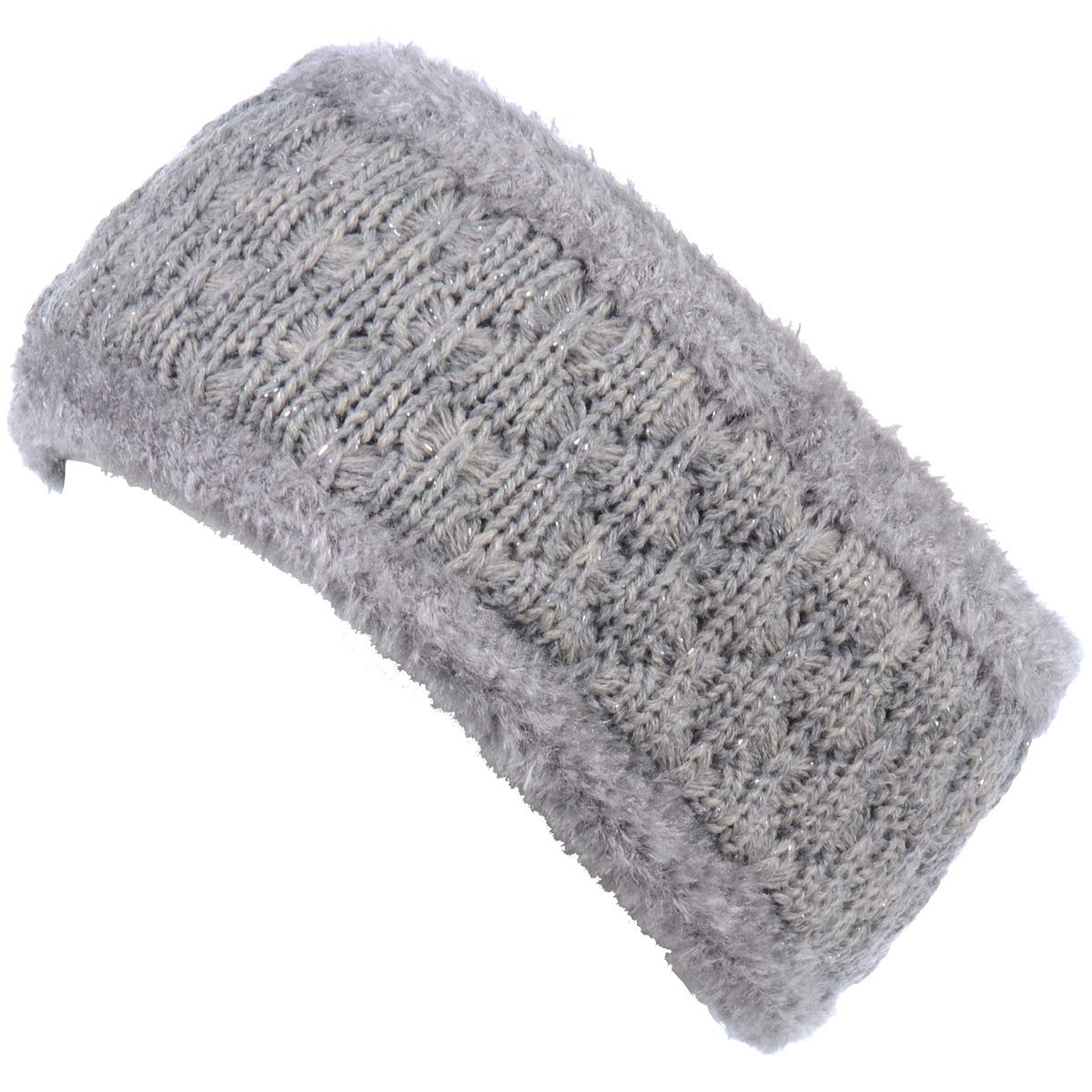 BYOS Women's Stylish Fleece-Lined Crochet Knit Stretchy Winter Sweater - Warm & Cozy for Cold Weather, Perfect for Office, Date Night & Holiday Outfits