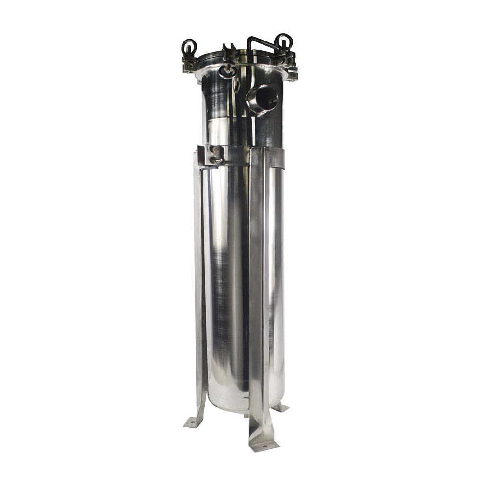 TECHTONGDA #4 Stainless Steel Water Filter Bag - 304 Grade 20 Micron for Solid-Liquid Separation | Perfect for Water Treatment, Ink Filtration, Oil Purification & Beverage Processing | Home Brewing, Aquariums & Industrial Use