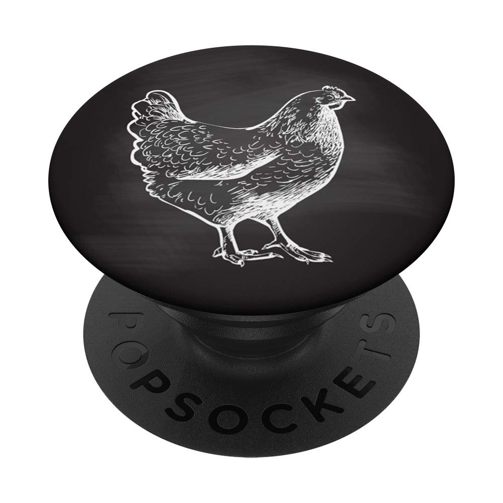 Vintage Chicken Hen Design PopSockets PopGrip - Swappable Phone Grip for iPhone, Samsung & Tablets - Perfect for Home, Office & Travel Use