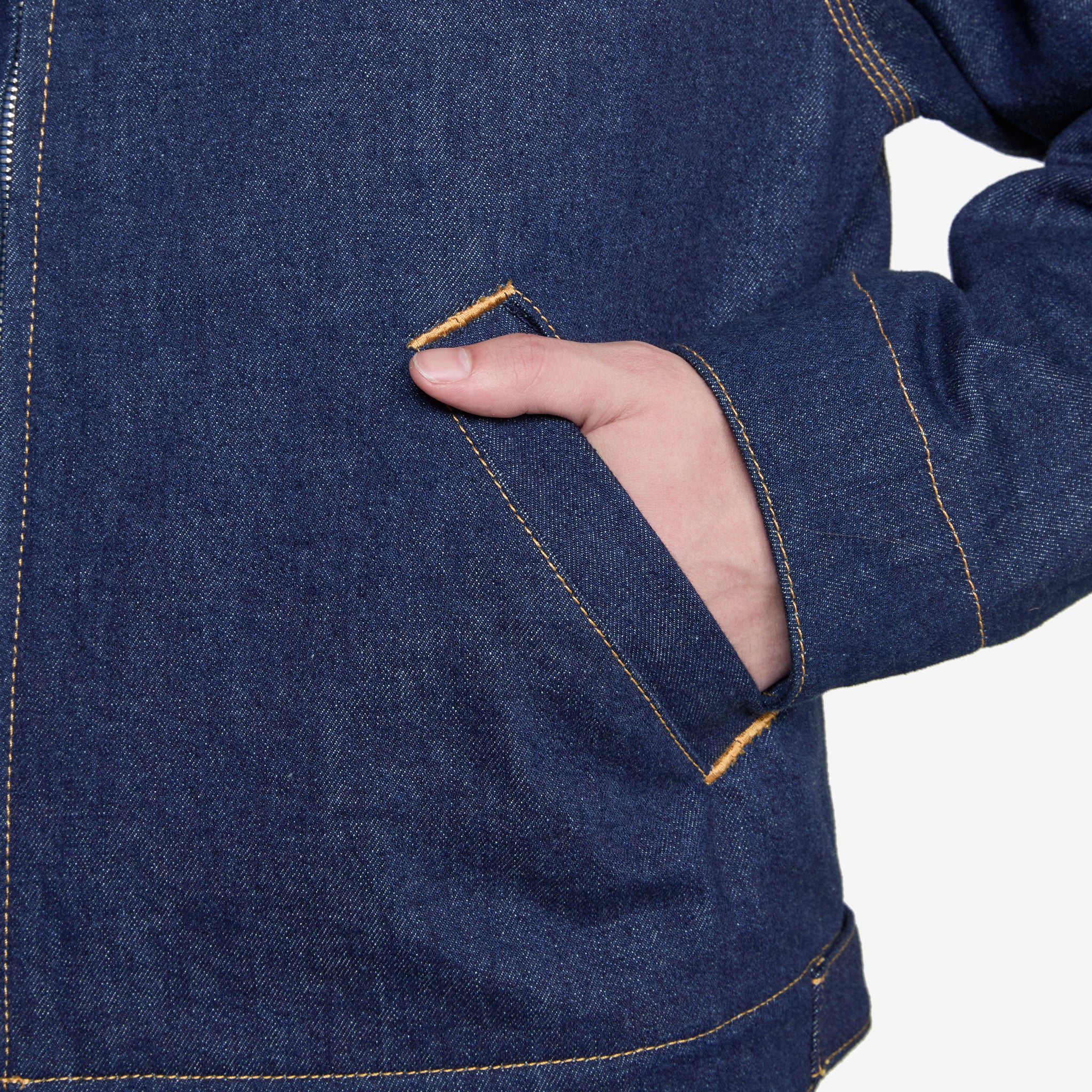 KENZO VERDY MARKET Padded Workwear Jacket - Rinse Blue Denim Jacket for Men | Streetwear Fashion, Casual Outfit & Urban Style