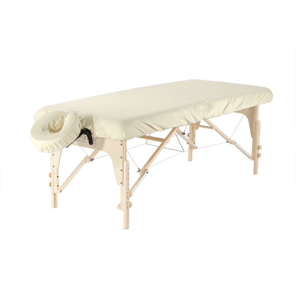 Premium Microfiber Massage Table Cover Set - 2-Piece White Spa Bed Sheets | Soft, Durable & Machine Washable | Perfect for Professional Massage Therapists & Home Spa Treatments