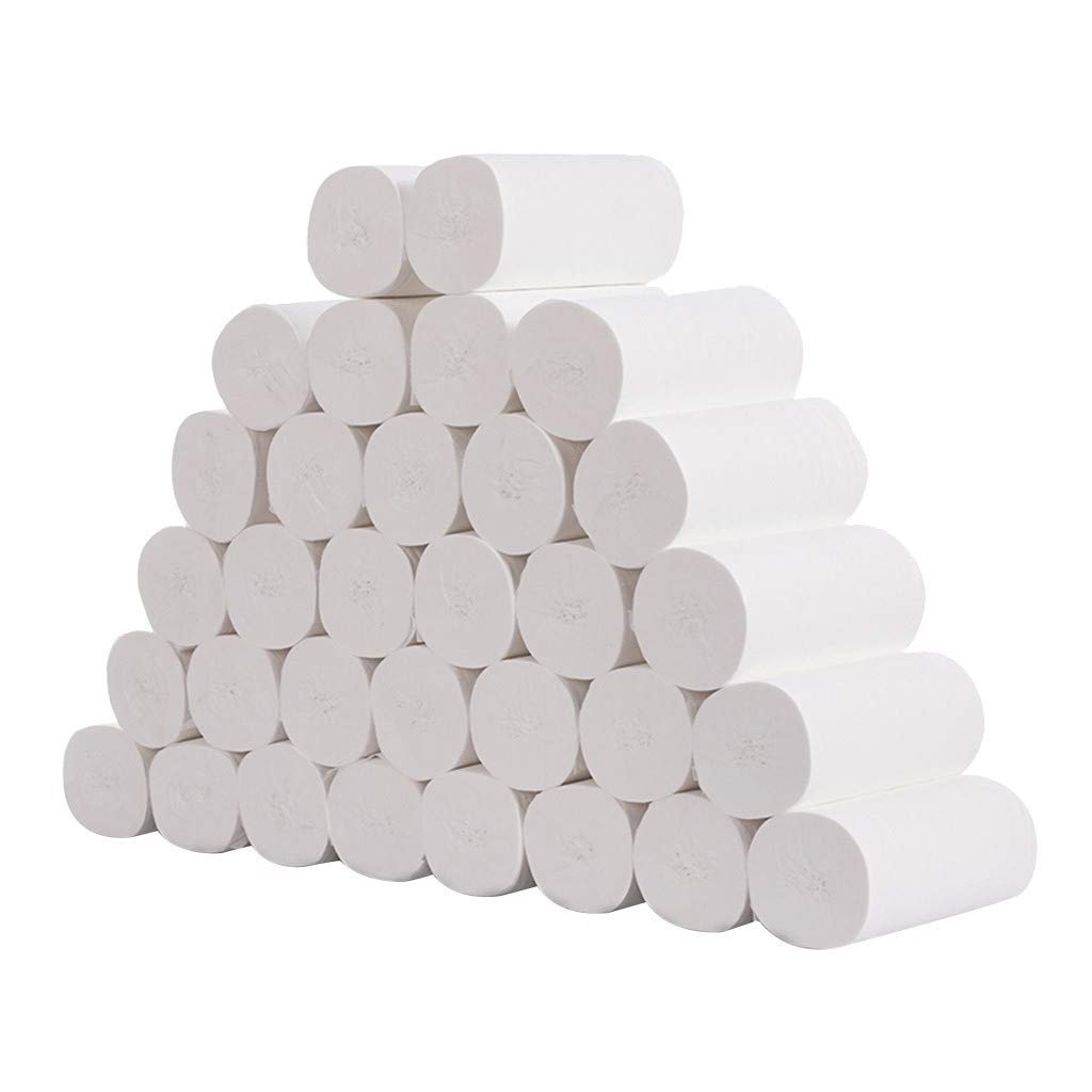 48 Rolls Bulk Toilet Paper (1000 Sheets Per Roll) or 50 Packs Facial Tissues (200 Sheets Each) - Ultra Soft Bath Tissue for Home, Office & Commercial Use - Essential Household & Hospitality Supplies