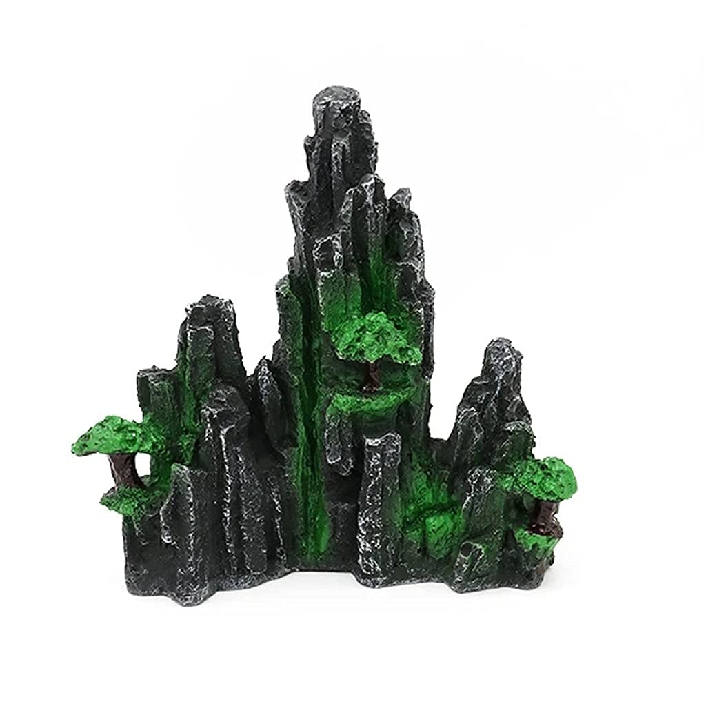 Xinmier Aquarium Rockery Decor - Artificial Decorative Rocks for Fish Tank Landscaping | Pet Supplies & Fish Tank Accessories | Perfect for Aquascaping, Home & Office Aquariums