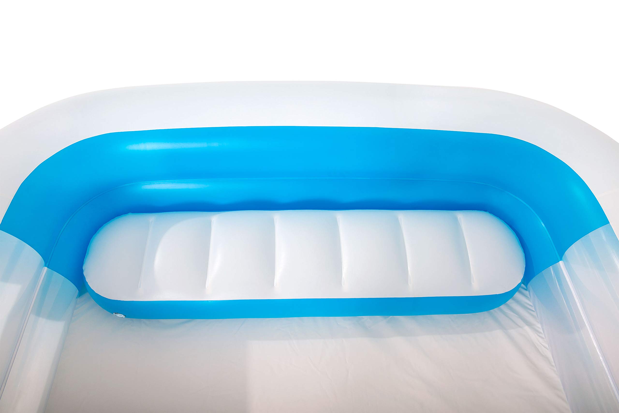 Bestway H2OGO! Inflatable Family Swimming Pool with Clear Windows - Large Outdoor Inflatable Pool for Kids & Adults, Perfect for Backyard, Garden, and Summer Parties