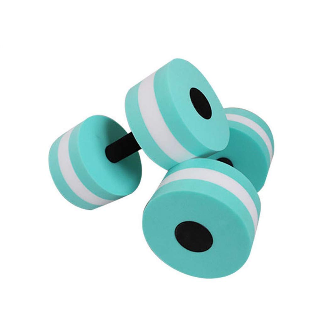 DEYIOU Foam Dumbbells for Water Aerobics - 1 Pair Lightweight Pool Exercise Weights for Adults, Aqua Fitness Equipment for Swimming Pool Workouts | Perfect for Water Aerobics Classes, Home Pool Training & Low-Impact Aquatic Therapy