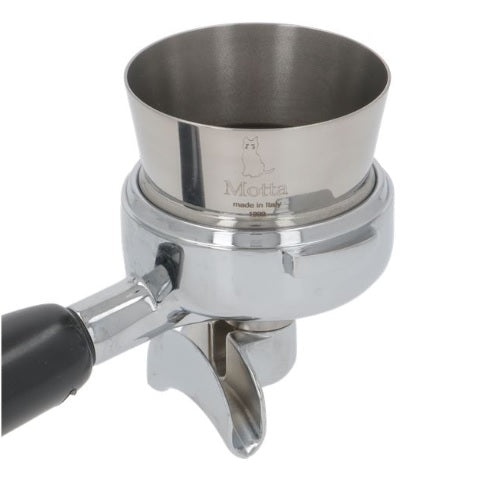 Motta Premium Stainless Steel Dosing Funnel for Espresso Coffee - Barista-Grade Coffee Accessory for Perfect Portioning & Mess-Free Brewing at Home or Café