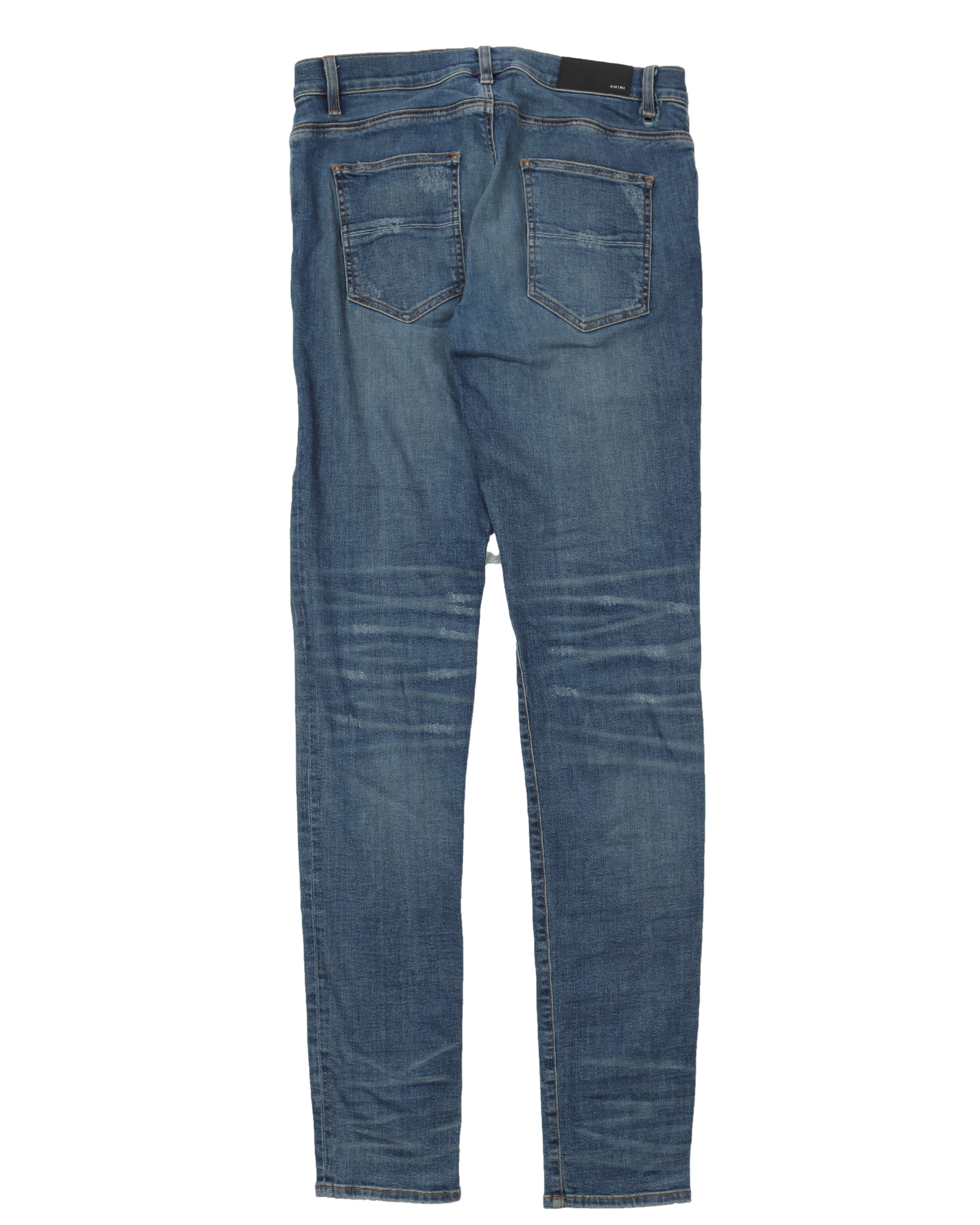 MX1 Original Leather Patch Denim Jeans for Men - Premium Quality Vintage Style Denim Pants for Casual Wear & Everyday Outfits