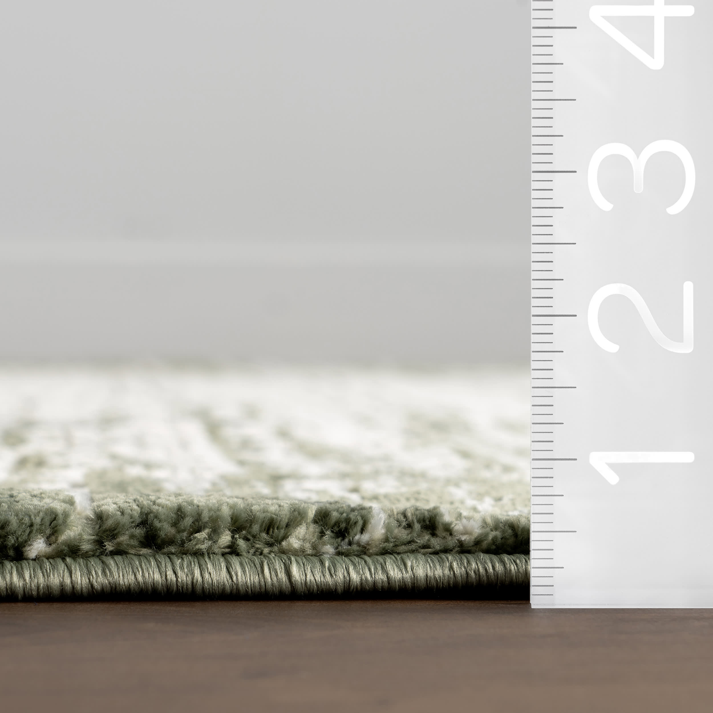 Chitwan Washable Rug - Eco-Friendly Green Indoor/Outdoor Carpet for Living Room, Bedroom, Patio - Soft & Durable Machine Washable Area Rug