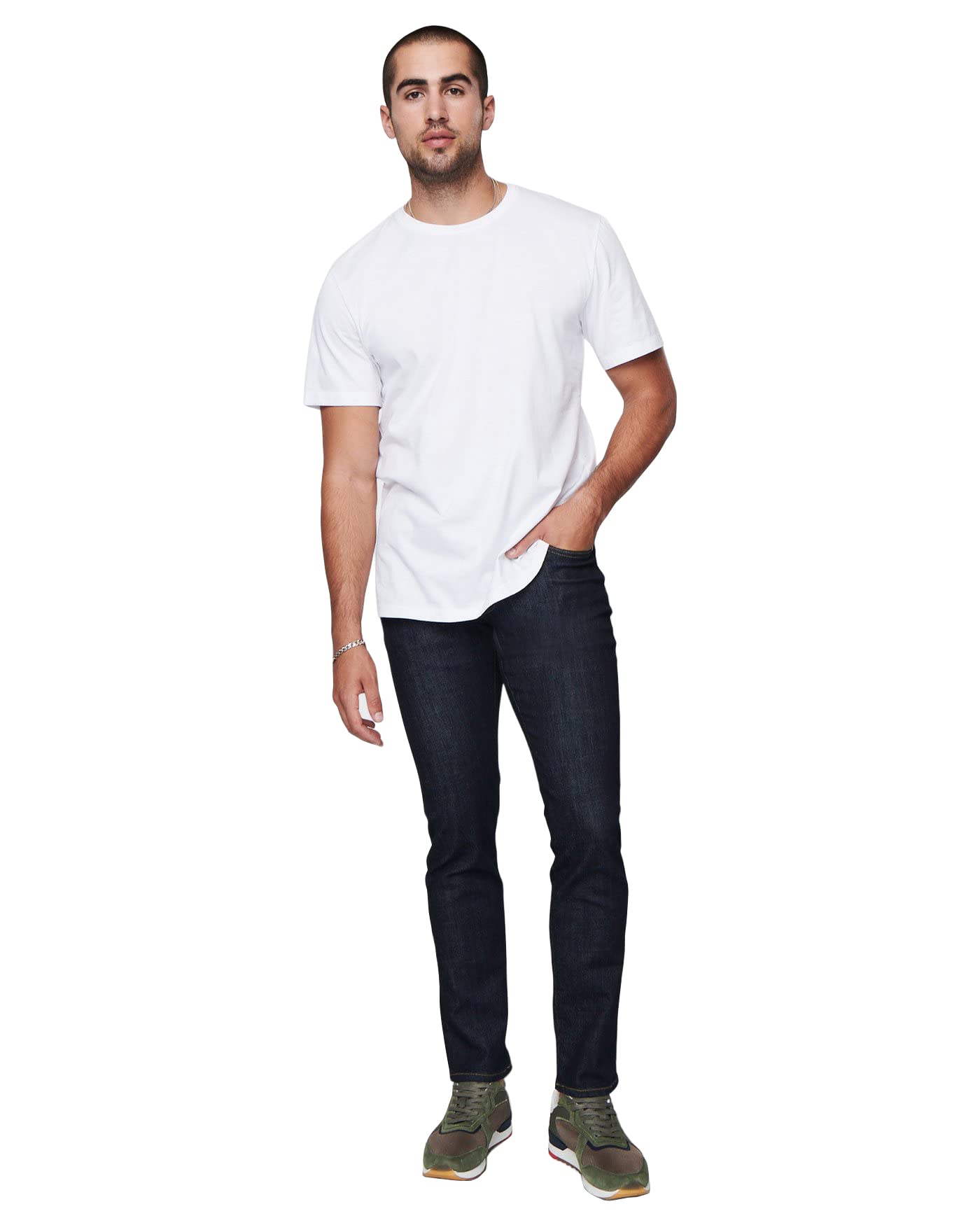 DSTLD Men's Skinny Jeans for Men | Slim Fit Stretch Denim Pants | Perfect for Casual Wear & Night Out