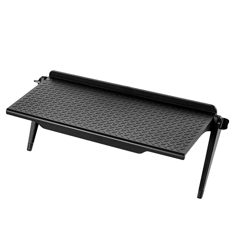 Adjustable Floating TV Shelf - Universal Mount for Apple TV, Game Consoles, Routers & Media Box (11.8