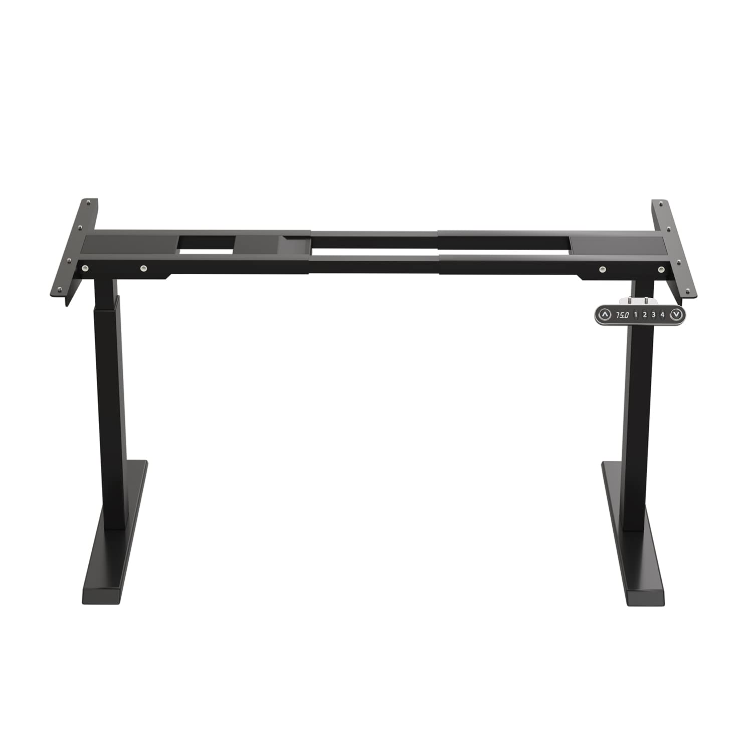 **Dual Motor Electric Standing Desk Frame - Adjustable Height Workstation with Memory Presets | Ergonomic Sit to Stand Base (Black) | Perfect for Home Office & Workspace**