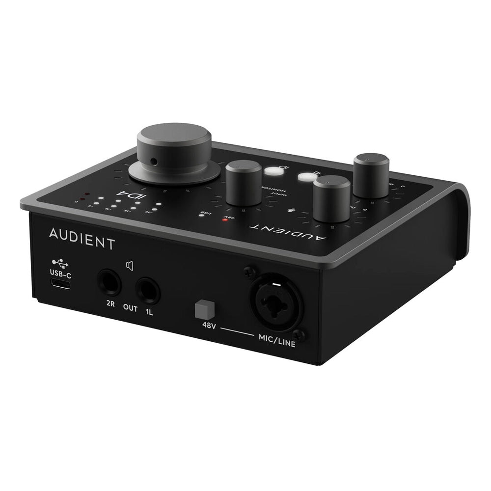 Audient ID4 MkII USB-C Audio Interface - Professional Studio Recording & Podcasting Equipment for Home & Mobile Use