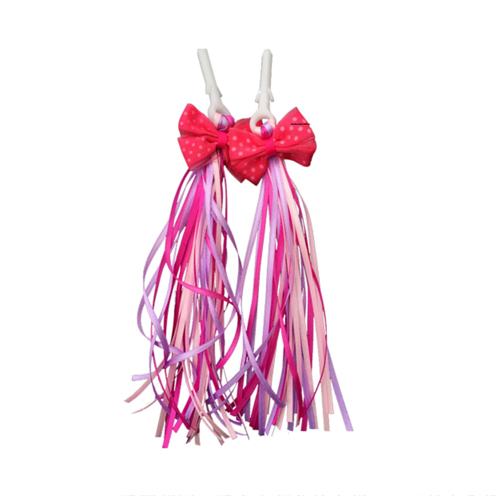 Colorful Kids Bike Handlebar Streamers - 1 Pair of Vibrant Tassel Ribbon Accessories for Children's Bicycles & Scooters | Fun Decoration for Birthday Gifts, Outdoor Play & Cycling Adventures