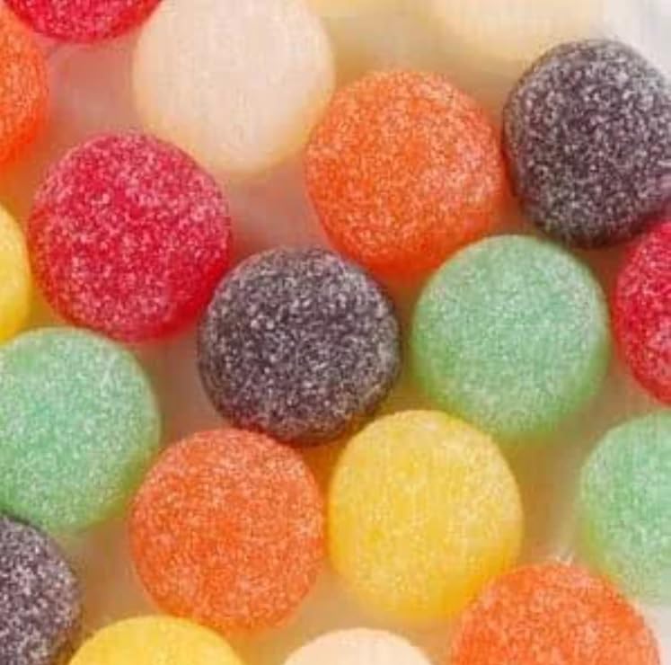 SweetGlob Assorted Gum Drops Candy - 1 Pound Bulk Bag of Giant Soft Chewy Gumdrops for Baking, Party Favors & Candy Buffets - Perfect for Holidays, Birthdays & DIY Desserts
