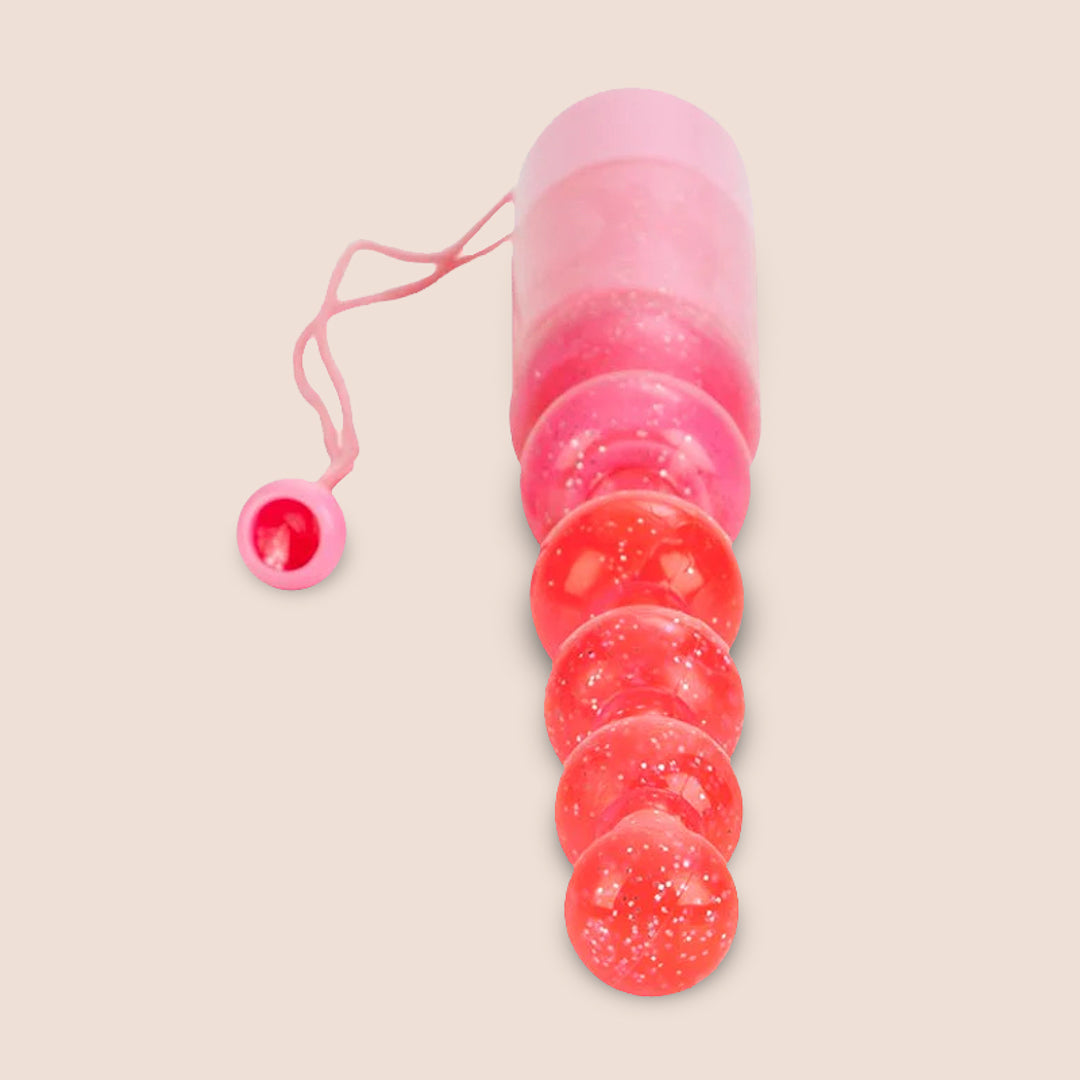 Waterproof Vibrating Pleasure Beads by CalExotics - Rechargeable G-Spot & Clitoral Stimulator for Women - Perfect for Shower, Bath & Solo Play