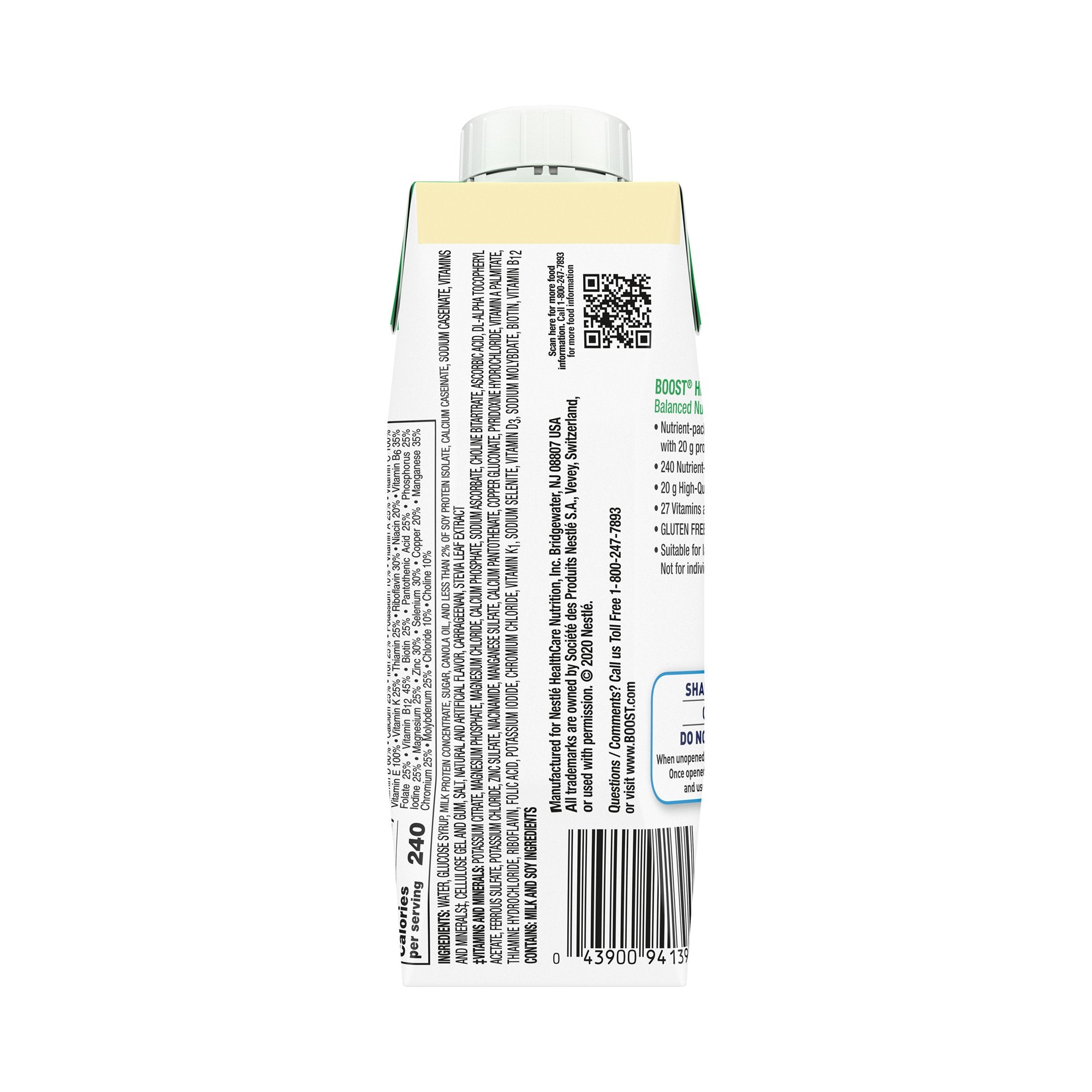 Boost High Protein Nutritional Drink - 8 oz Carton | Energy & Recovery Shake for Athletes, Fitness & Active Lifestyles | Great for Post-Workout, Breakfast or On-the-Go Nutrition