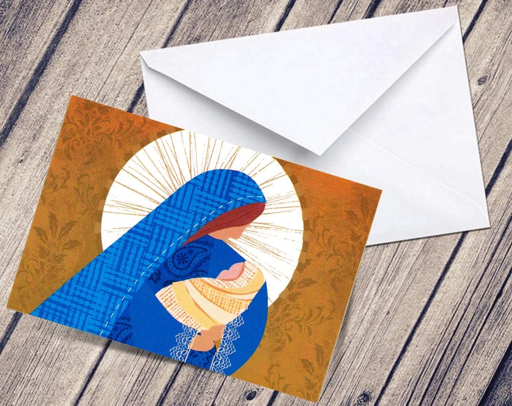100 Bulk Wholesale Traditional Christmas Cards with Envelopes - Religious Holiday Greeting Cards Featuring Bible Verses & Classic Art on Eco-Friendly Recycled Paper - Perfect for Church Events, Christian Gift Giving & Seasonal Mailings