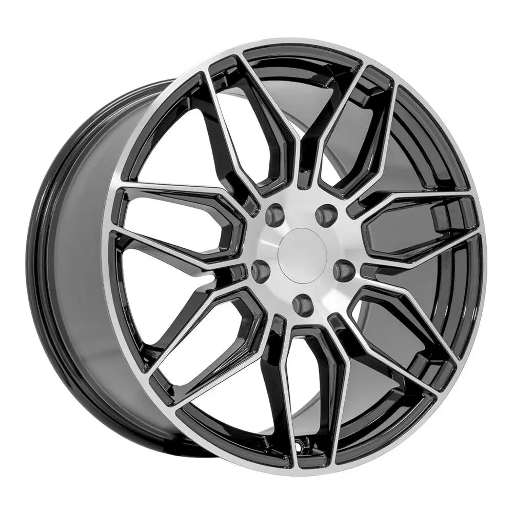 19x10 Gunmetal Wheel Replacement for Chevy Corvette - CV03C Replica Rim | Durable Alloy Wheels for Performance & Style | Perfect for Road Trips, Racing & Car Upgrades