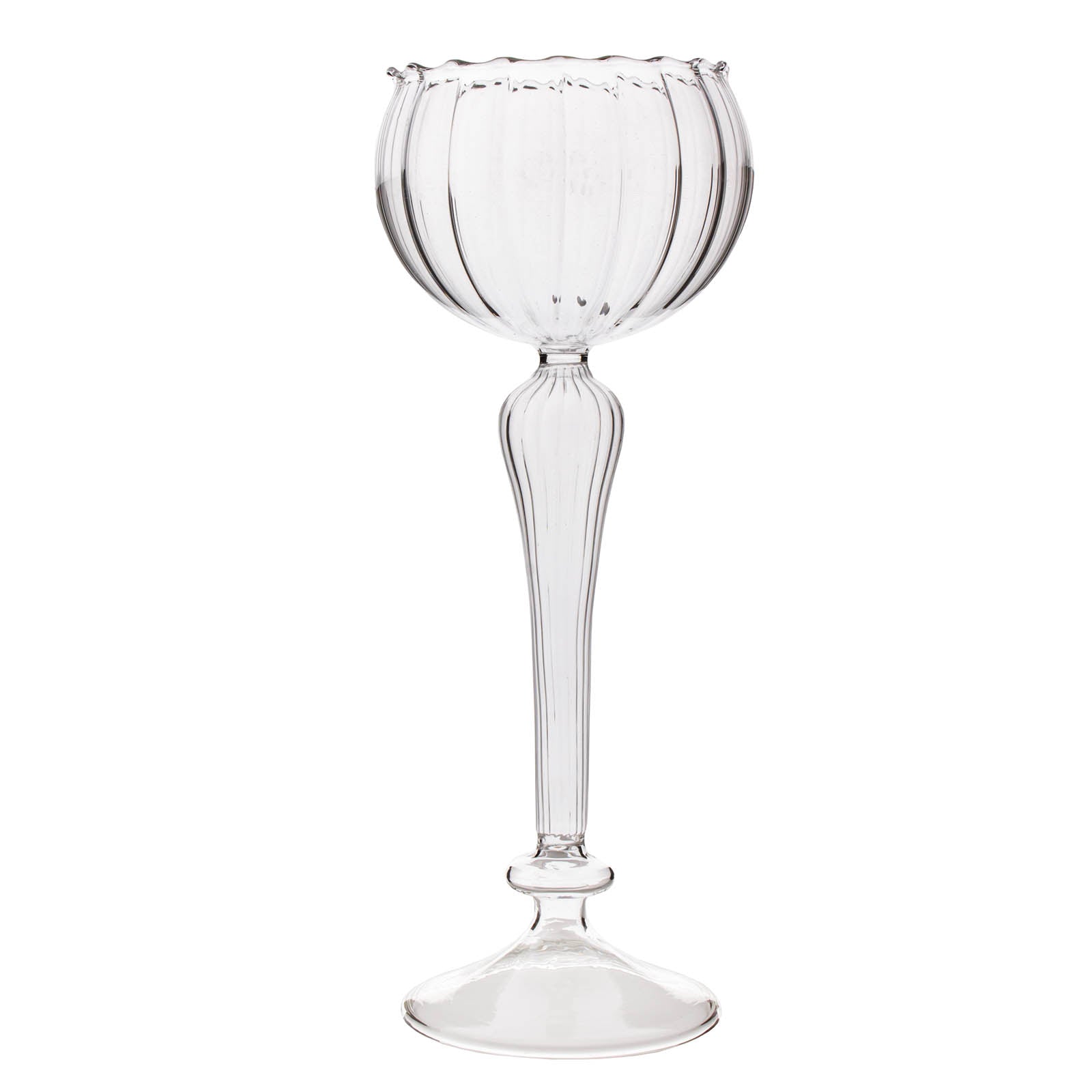 BarConic® 10.5 oz Long Stem Wine Goblet - Elegant Cocktail Glass Set for Champagne, Martini & Dessert Wines - Perfect for Weddings, Parties & Fine Dining