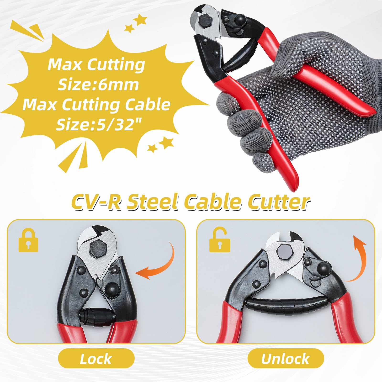 103-Piece Bike Brake Cable Kit - Stainless Steel Cable Cutter, Brake & Shifter Cables, Housing Set with End Caps, Copper Sleeves & O-Rings - Perfect for Mountain & Road Bike Maintenance & Repair