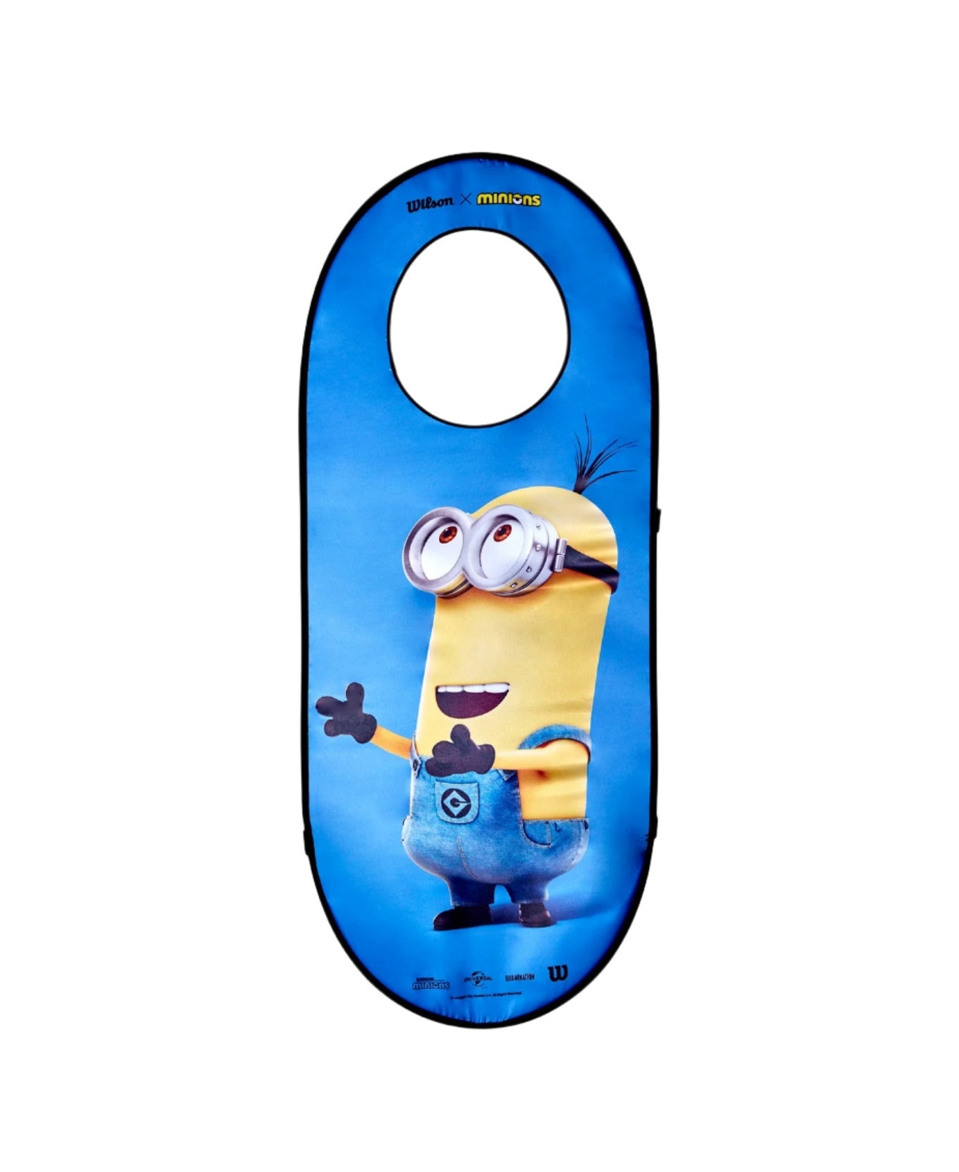 Wilson Minions Pop Up Tennis Target - Fun & Portable Tennis Training Aid for Kids & Adults - Perfect for Backyard, Park & Court Practice
