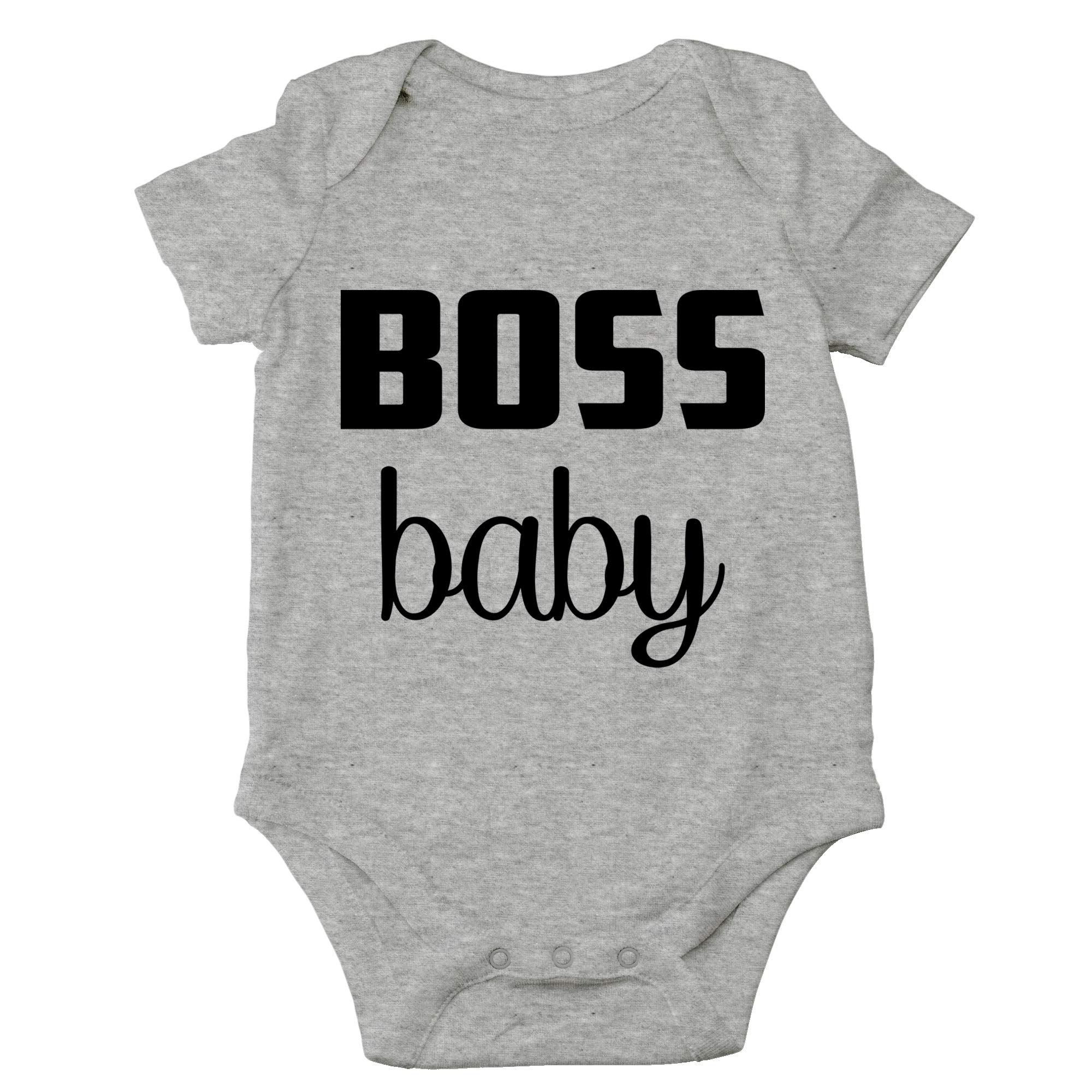 Boss Baby Funny Newborn Bodysuit Outfits for Boys & Girls | Cute Baby Clothes for Parties, Photos & Everyday Wear