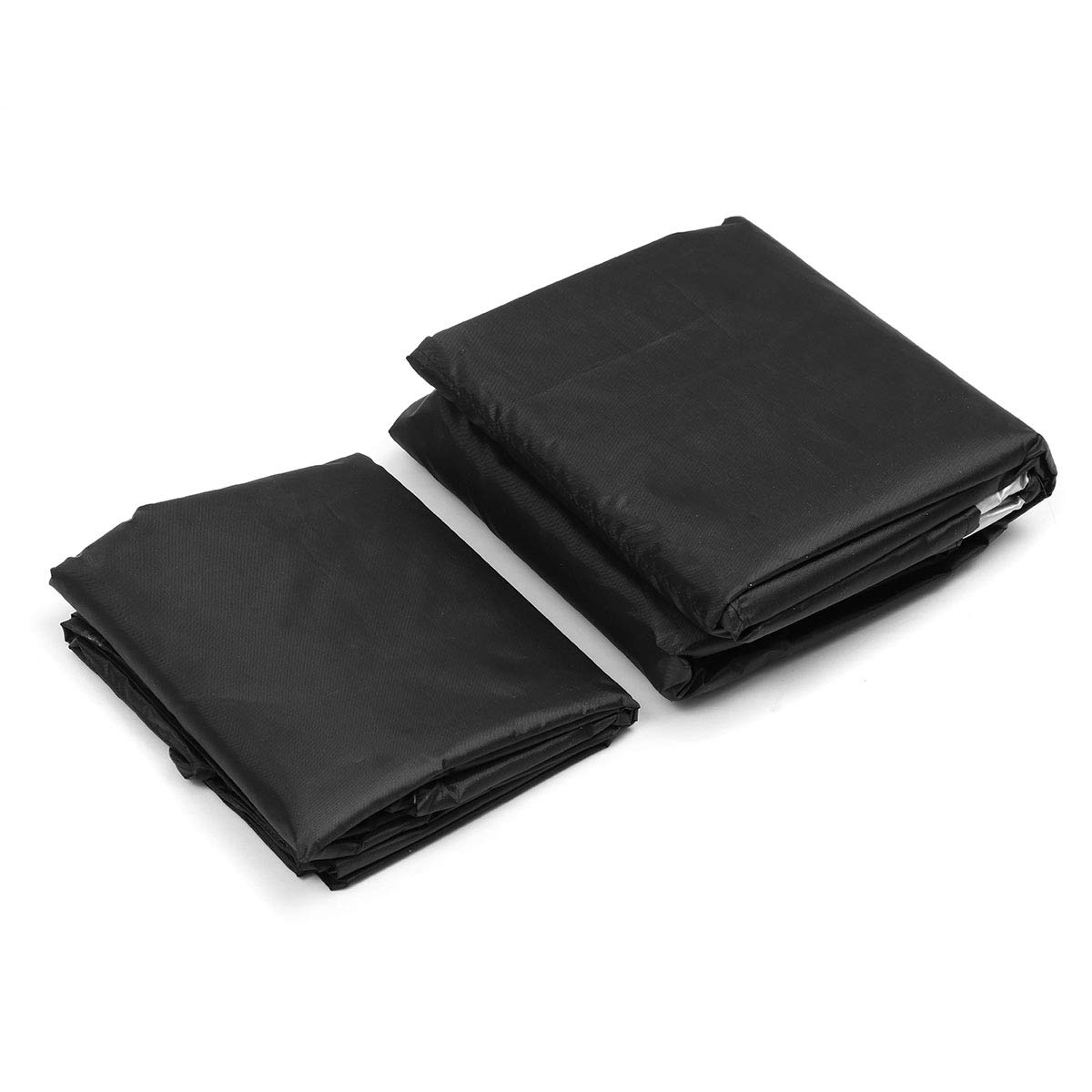 L-Shaped Sofa Cover & Rectangular Table Cover Set - Waterproof Sunproof Dustproof Outdoor Furniture Protector for Patio, Deck, Garden (2-Piece Set, Black) - Perfect for Outdoor Entertaining and All-Weather Protection