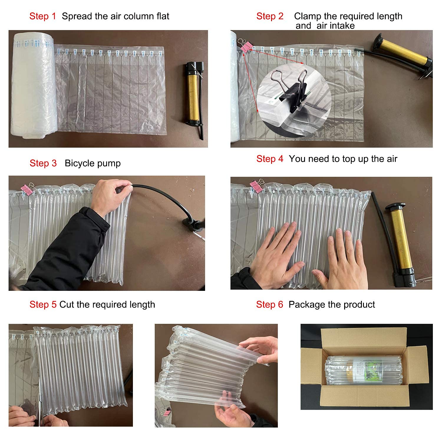 Best Inflatable Column Packing Paper for Moving Breakables - Extra Large Bubble, Thicker & Durable - Easy Tear for Safe Packing, Shipping & Moving (12x935ft/Roll) - Perfect for Home Moves, Fragile Item Protection & E-commerce Packaging