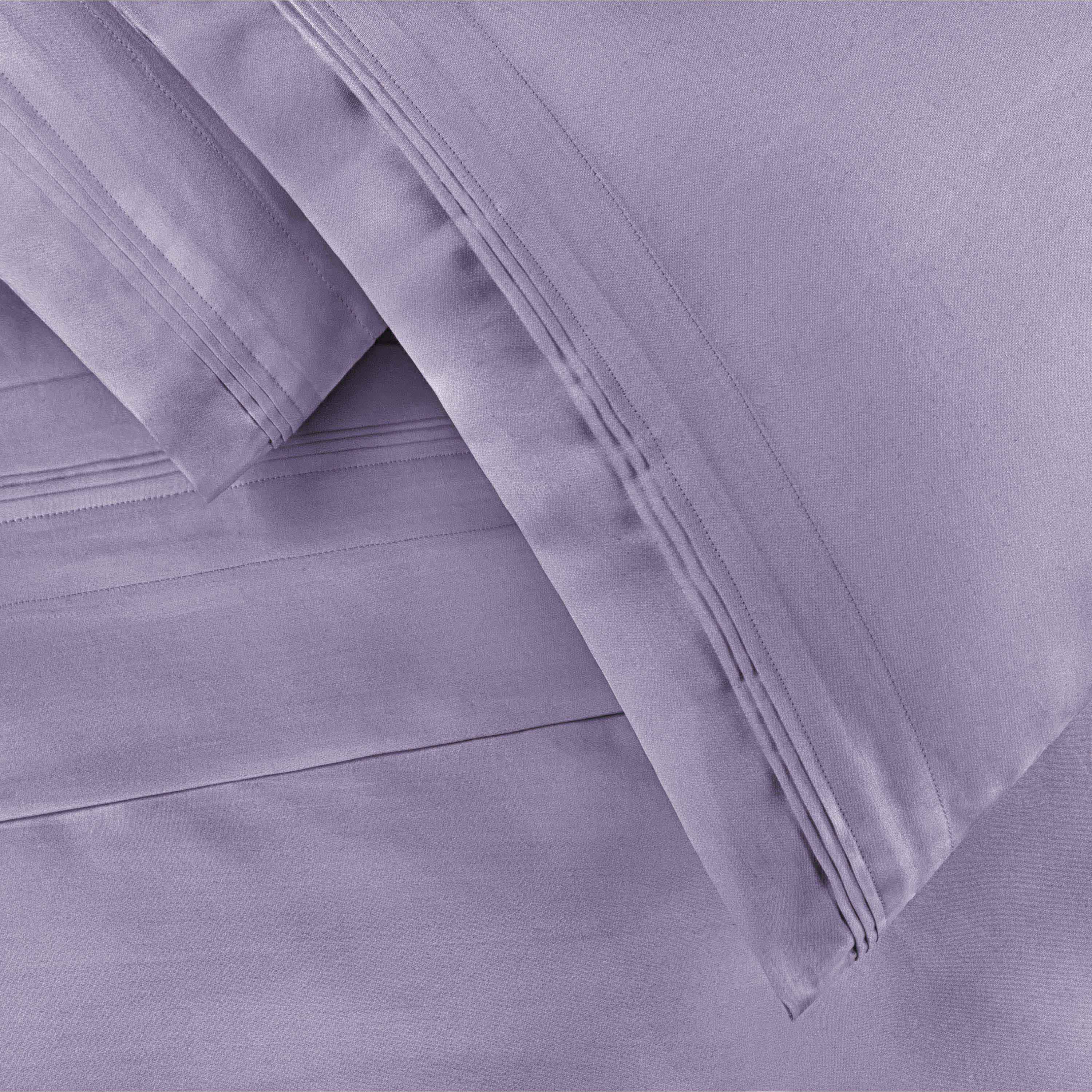 Premium 650 Thread Count Egyptian Cotton Sheet Set - Eco-Friendly, Breathable & Hypoallergenic - Perfect for Luxury Bedding & Hot Sleepers