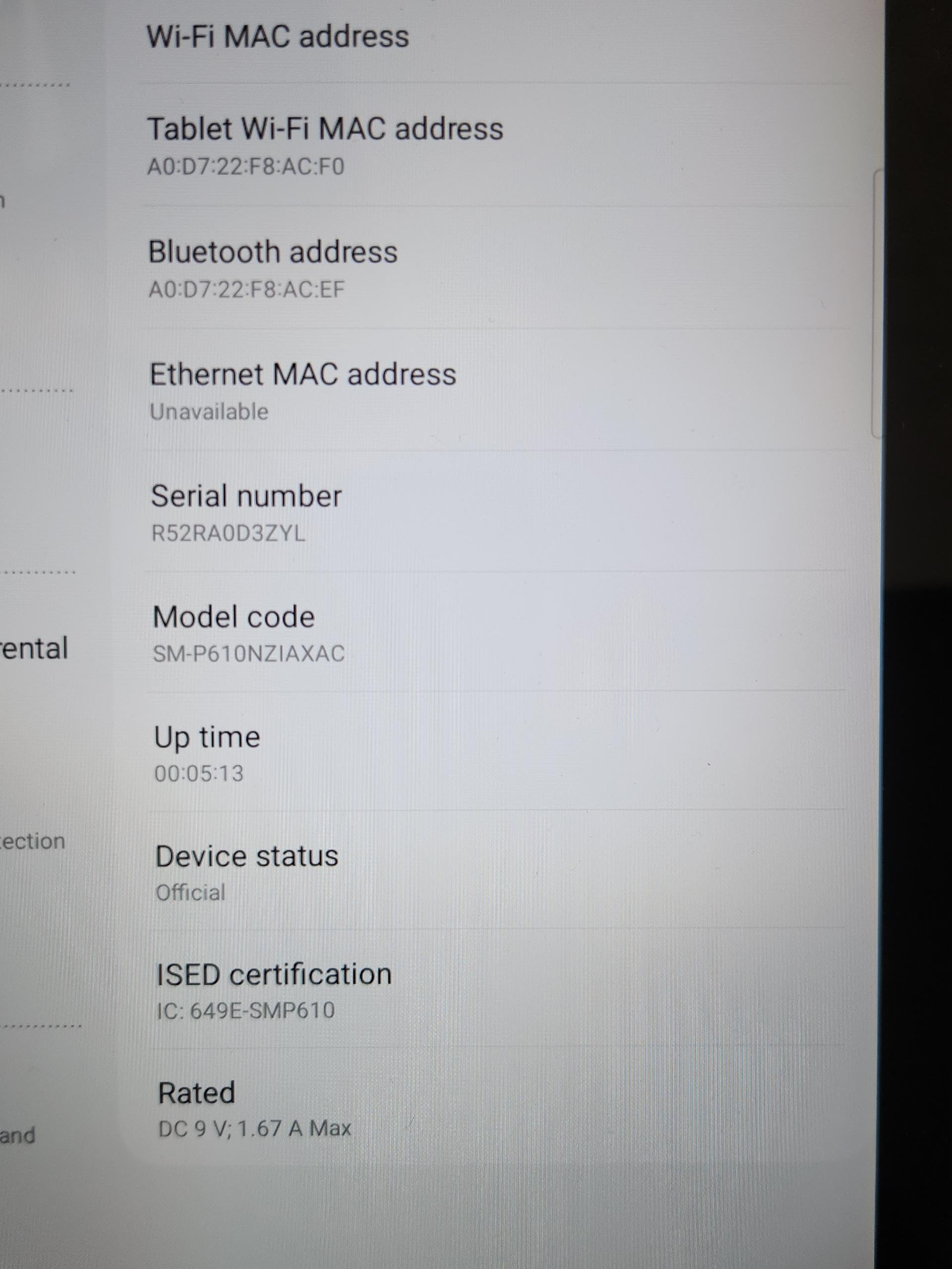 Samsung Galaxy Tab S6 Lite 10.4
