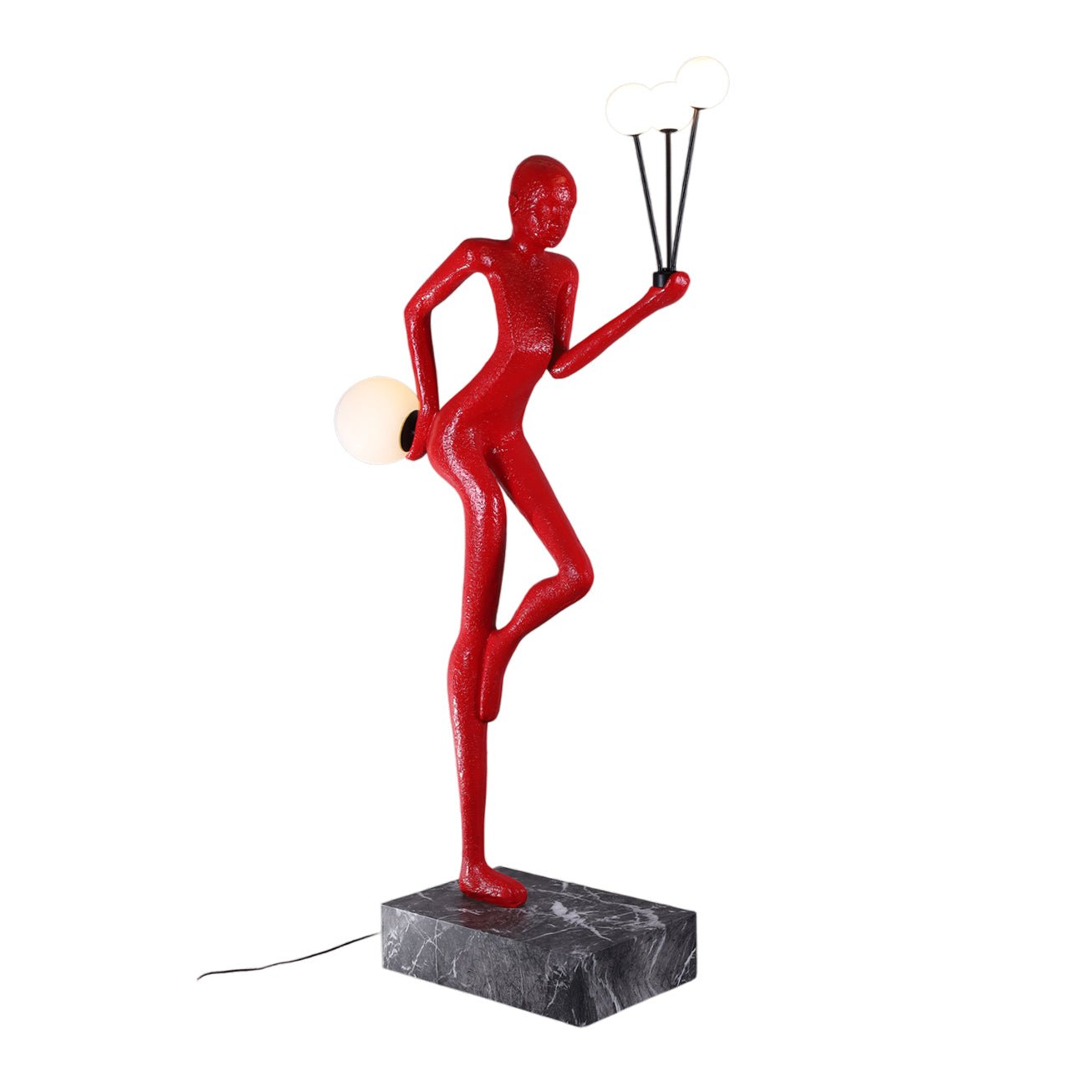 Modern Juggling Sculptor Floor Lamp - Adjustable LED Standing Light for Living Room, Bedroom & Office - Artistic Home Decor Lighting