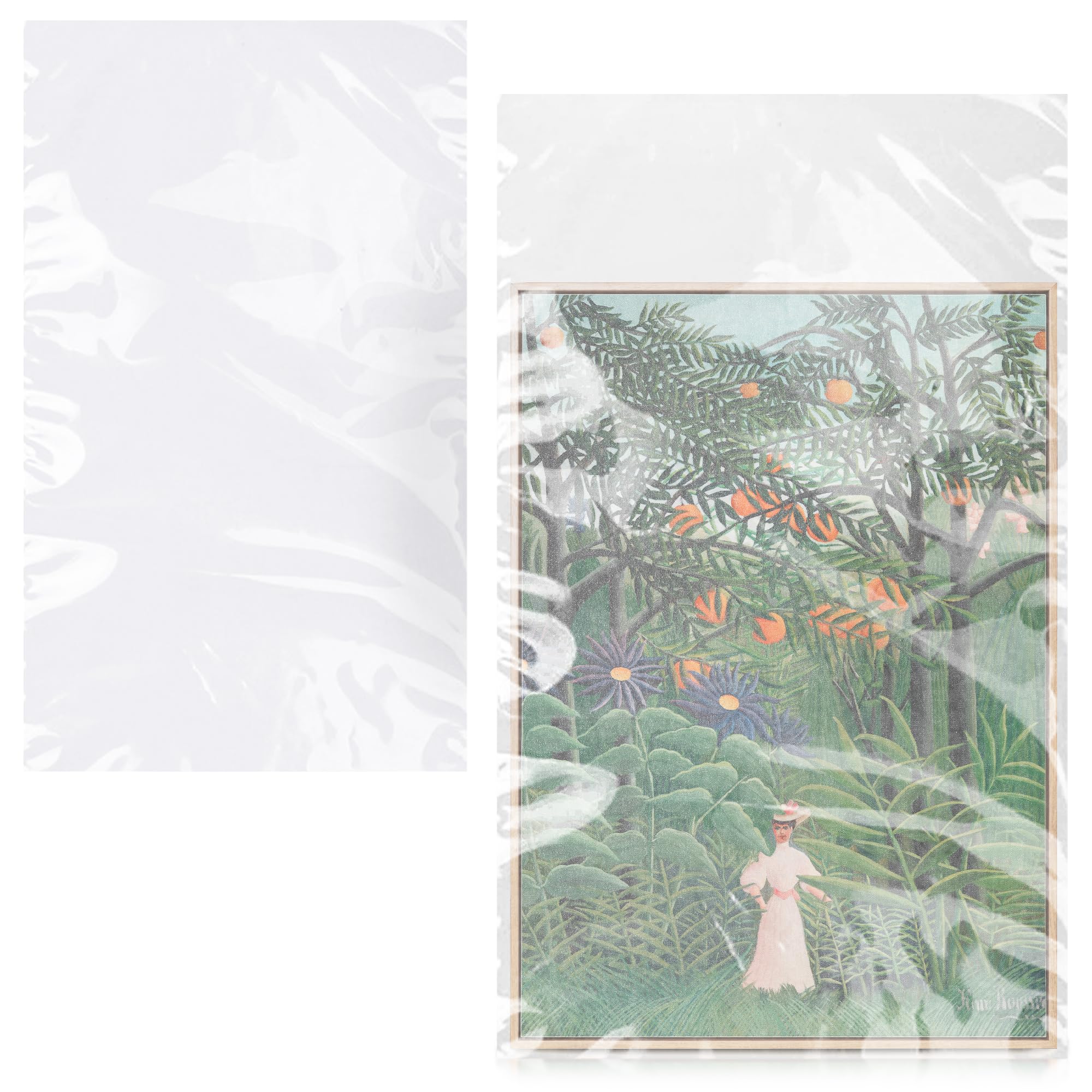 APQ 14x24 Inches Clear Poly Mailers - Pack of 500 Waterproof 2 Mil Shipping Bags with Open Top | Perfect for Ecommerce, Small Business & Online Sellers | Ideal for Shipping Clothes, Jewelry, Books & Small Items
