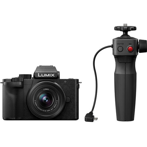 Panasonic LUMIX G100DK 4K Mirrorless Camera for Vlogging - Lightweight Compact Body with Flip Screen & Built-in Microphone - Perfect for YouTube, Travel & Content Creation