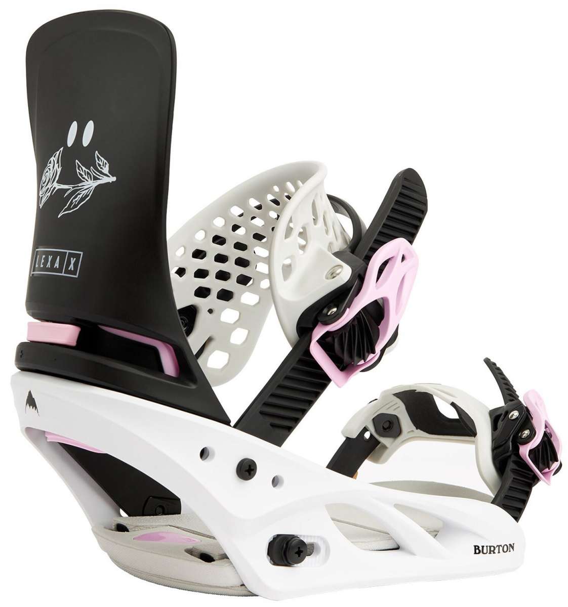 Burton Women's Lexa X Snowboard Bindings 2022 - Lightweight & Responsive Snowboard Bindings for All-Mountain Riding | Perfect for Freestyle & Powder Snowboarding