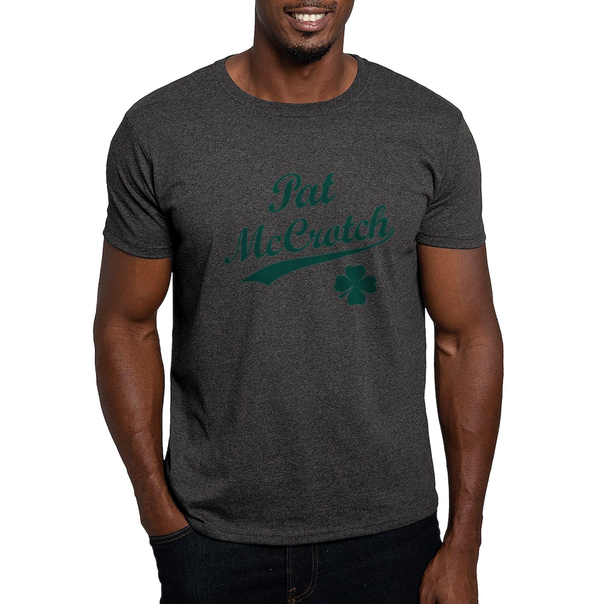 Pat McCrotch Dark T-Shirt for Men - 100% Cotton Classic Graphic Tee | Casual Wear, Funny Gift, Everyday Outfit