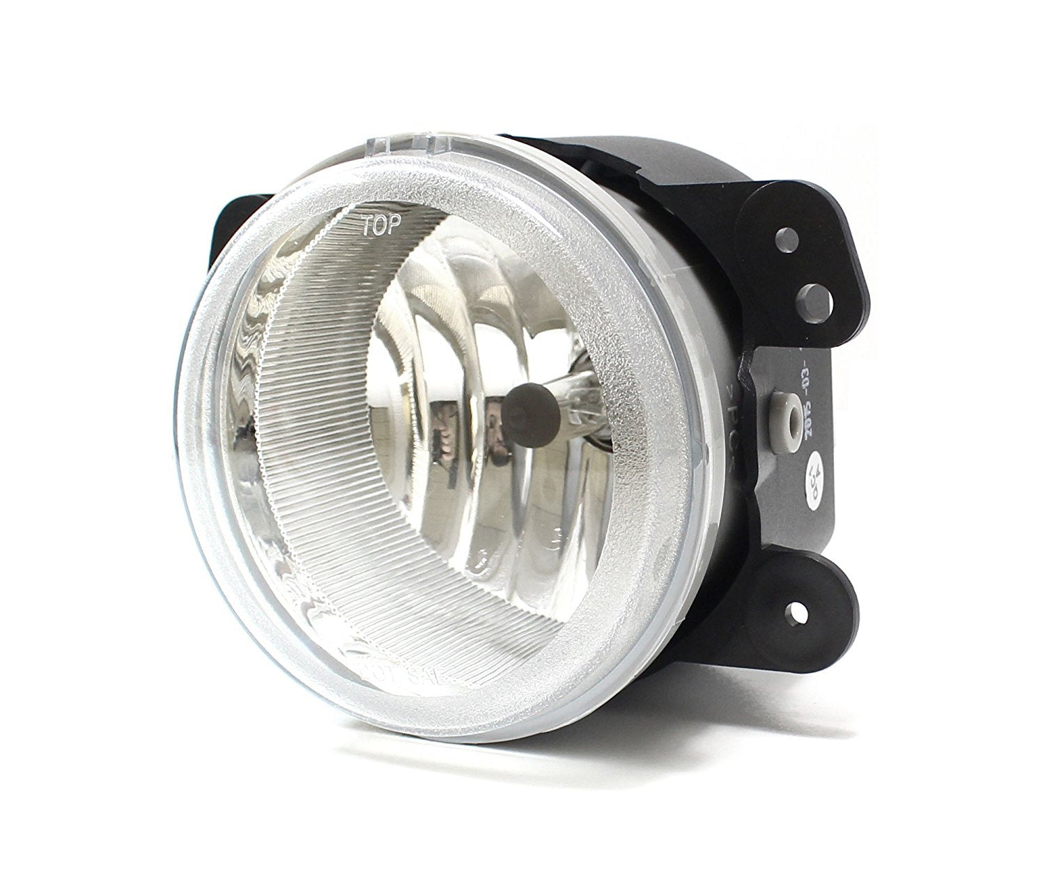 Replacement Clear Lens Fog Light with Bulb Compatible for Jeep Wrangler & Dodge Charger - Durable Headlight Assembly for Off-Road Driving & Night Visibility