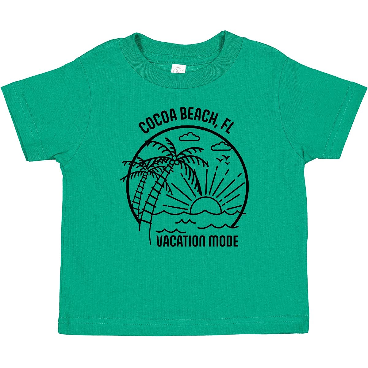 Inktastic Summer Vacation Mode Cocoa Beach Florida Baby T-Shirt - Soft Cotton Cute Florida Souvenir Gift for Infants & Toddlers - Perfect for Beach Trips, Family Vacations & Florida-Themed Parties