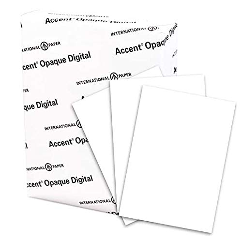 Premium 32lb Bond / 80lb Text Weight Opaque White Paper - 8.5