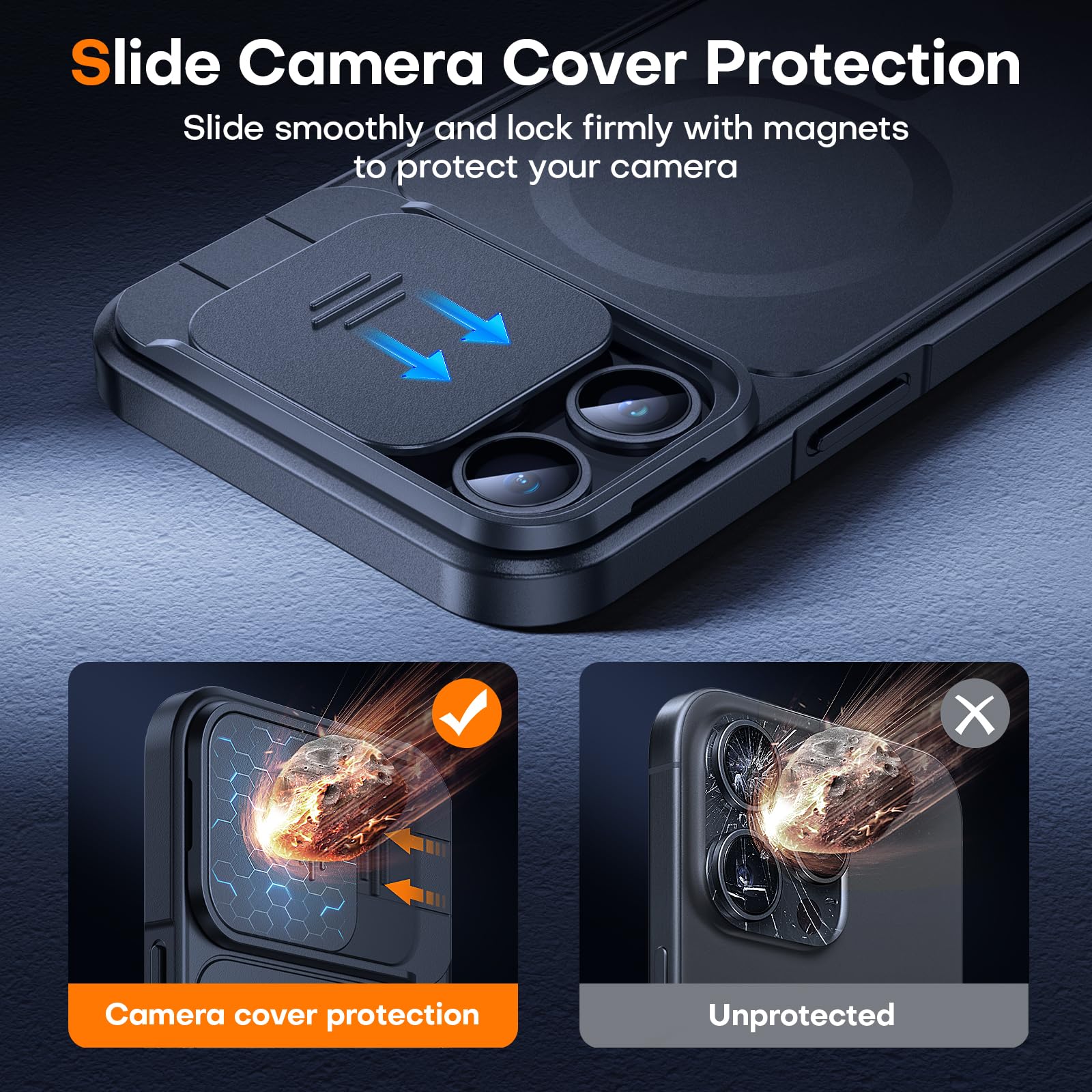 LK Heavy Duty Magnetic Phone Case for iPhone 15 Pro (6.1