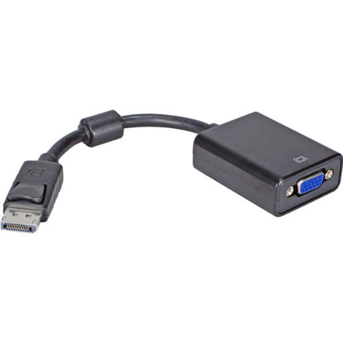 QVS DPVGA-MF DisplayPort to VGA Adapter Converter - Male to Female Digital Video Cable for PC, Laptop, Monitor, Projector & HDTV Connectivity