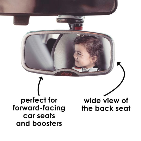 Diono See Me Too Silver Car Seat Protector - Safe & Comfortable for Kids - Perfect for Travel, Road Trips & Everyday Use