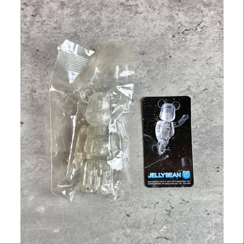 Bearbrick Series 31 JELLYBEAN Silver Glitter Collectible Figure - 100% Authentic - Limited Edition Art Toy for Display & Collection - Perfect for Home Decor, Office Display, and Gift Giving