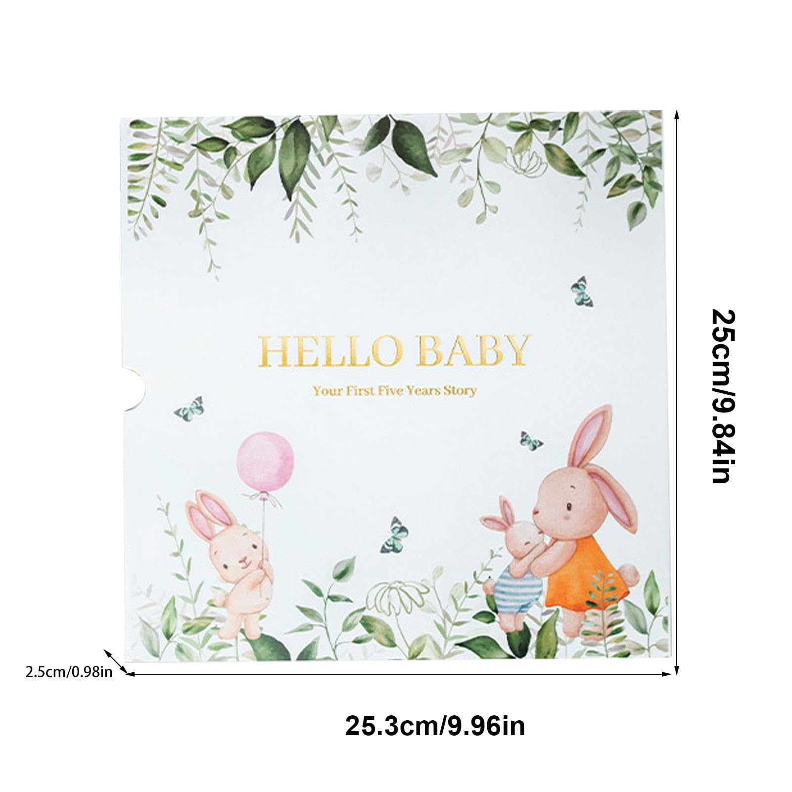 Shakven Baby Memory Book - Photo Album, Milestone Journal & Scrapbook for Newborns | Capture First Year Memories | Perfect Baby Shower Gift for Expecting Moms & New Parents | Nursery Keepsake & Parenting Gift Idea