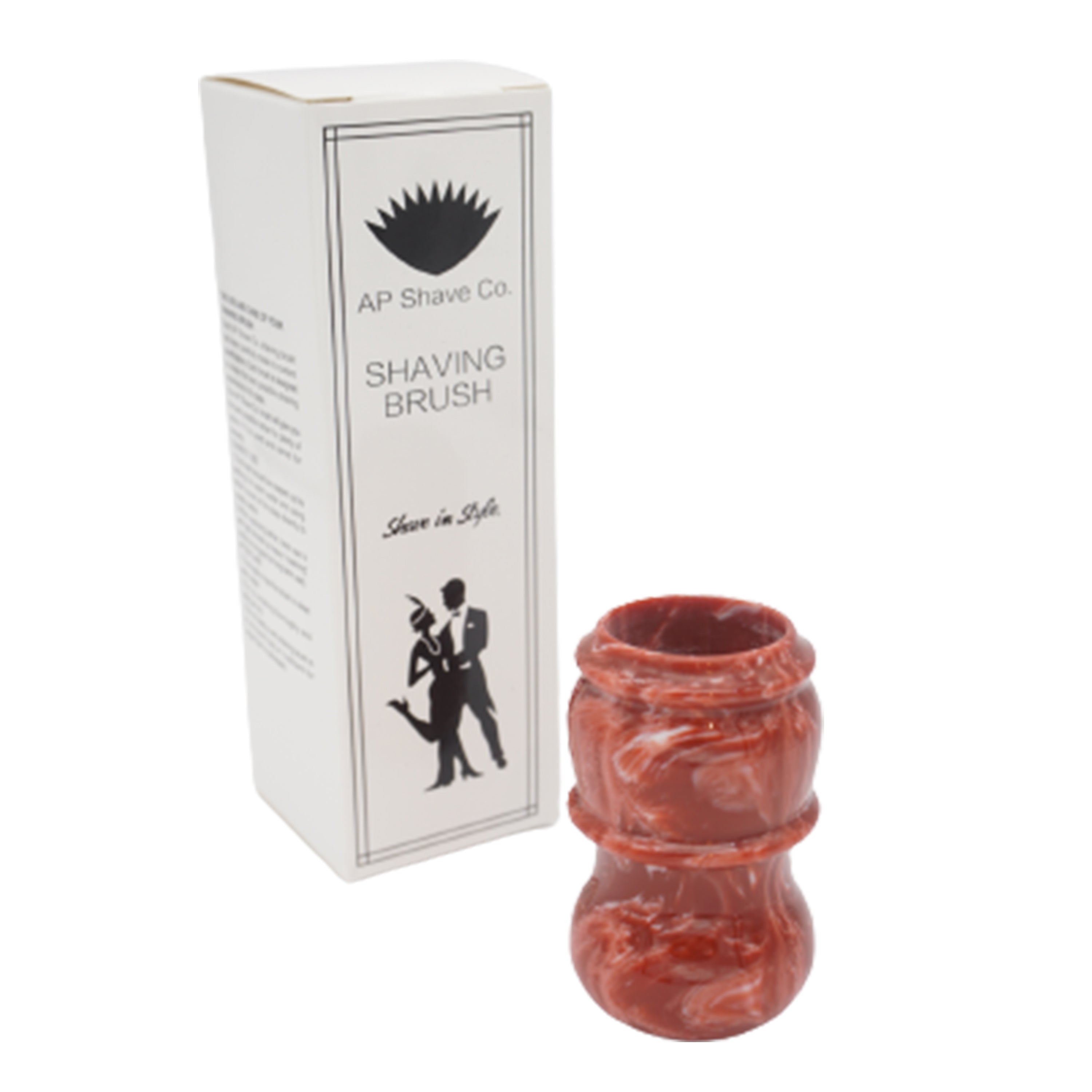 Premium Handmade Strawberry Cream Shaving Brush Handle - Fits 24mm & 26mm Knots - Perfect for Wet Shaving & Grooming Gifts