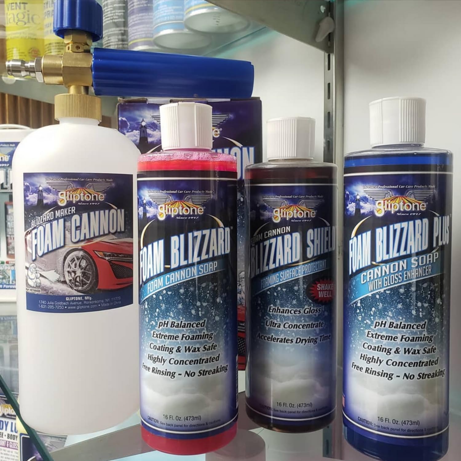 Professional Car Care Blizzard Maker - High-Quality Foam Cannon Gun for Auto Detailing & Pressure Washer | Perfect for Car Wash, Motorcycle Cleaning & Home Exterior Maintenance