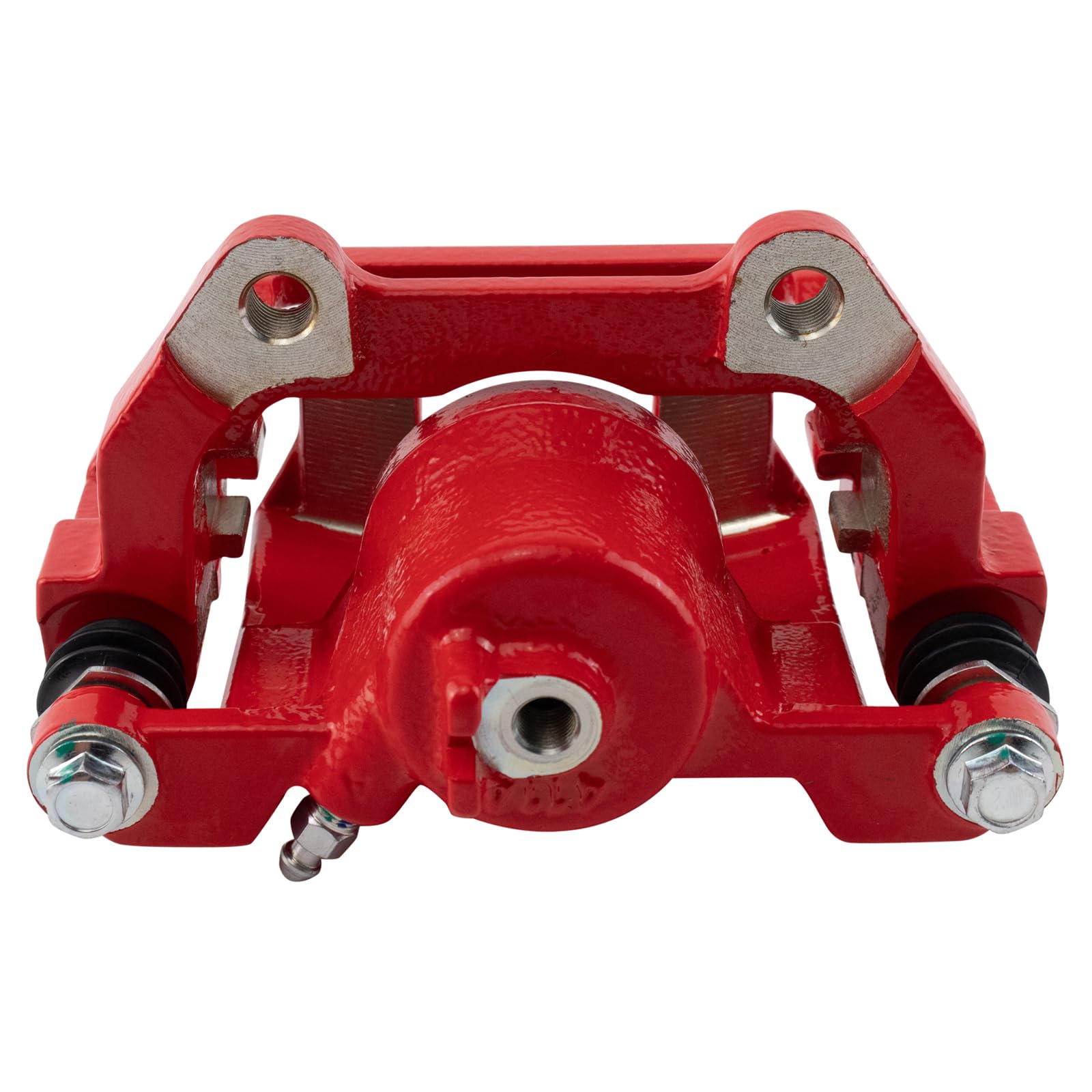 TRQ Red Rear Performance Brake Caliper Set - Compatible with 2009-2015 Honda Pilot | High-Performance Braking for SUVs & Off-Road Adventures
