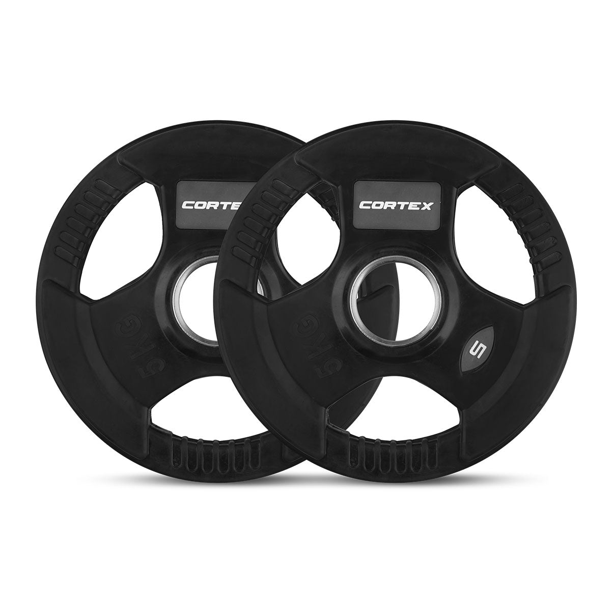 CORTEX 45kg Tri Bar V2 50mm Olympic Weight Set - Professional Strength Training Equipment for Home & Gym Workouts