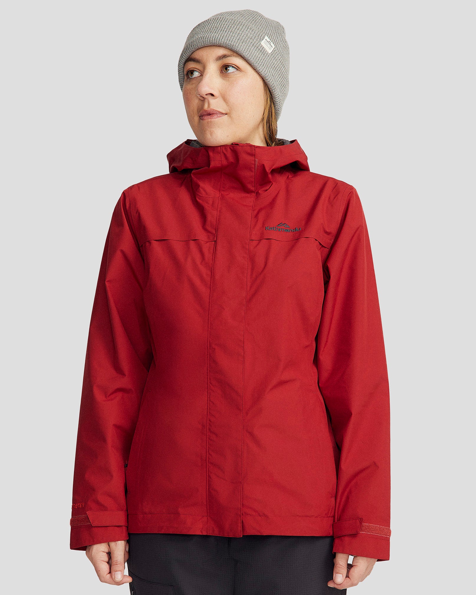 Women's Bealey 2L GORE-TEX® Waterproof Rain Jacket - Pinot Red - Lightweight Windproof Outdoor Shell for Hiking, Camping & Travel