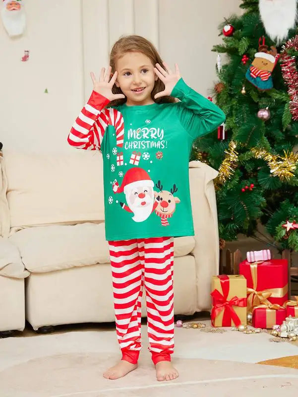 Christmas Santa Claus Matching Family Pajamas Set - Cozy Holiday Sleepwear for Kids & Adults - Perfect for Christmas Morning & Family Photos