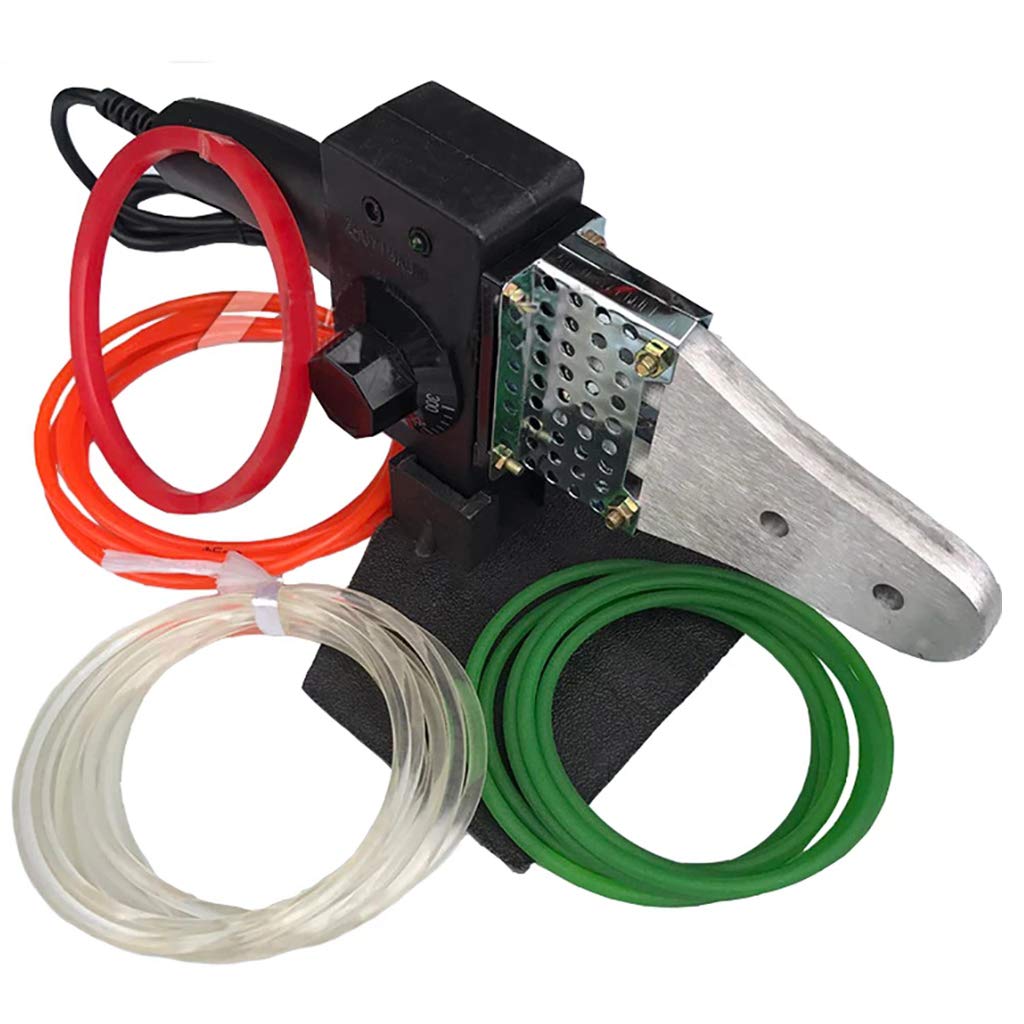 TOPCHANCES 220V 0-300℃ Adjustable Temperature Plastic Welder with PU Round Belt & Precision Connector - Perfect for PVC Pipe Repair, DIY Projects, and Industrial Plastic Welding